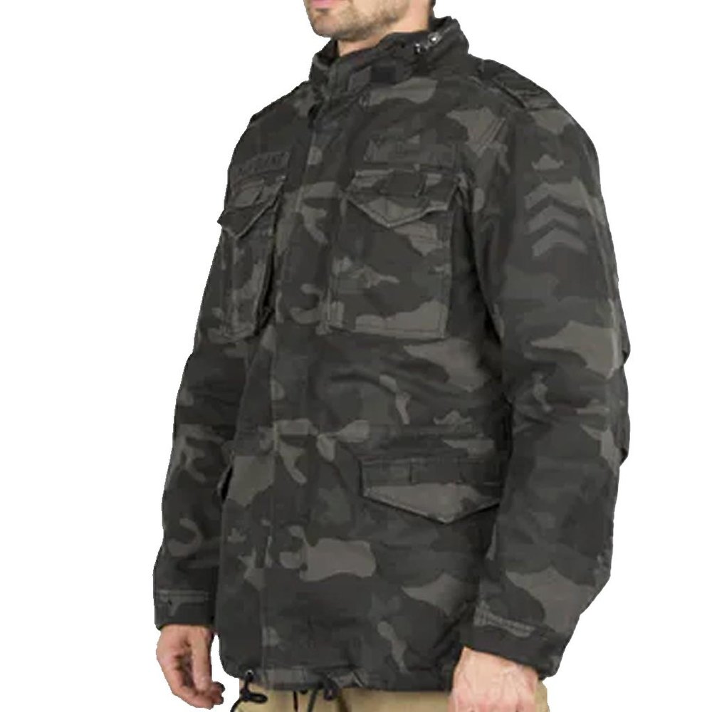 Brandit M-65 Giant Dark Camo Winterjas Heren Brandit M-65 Giant Dark Camo Winterjas Heren
