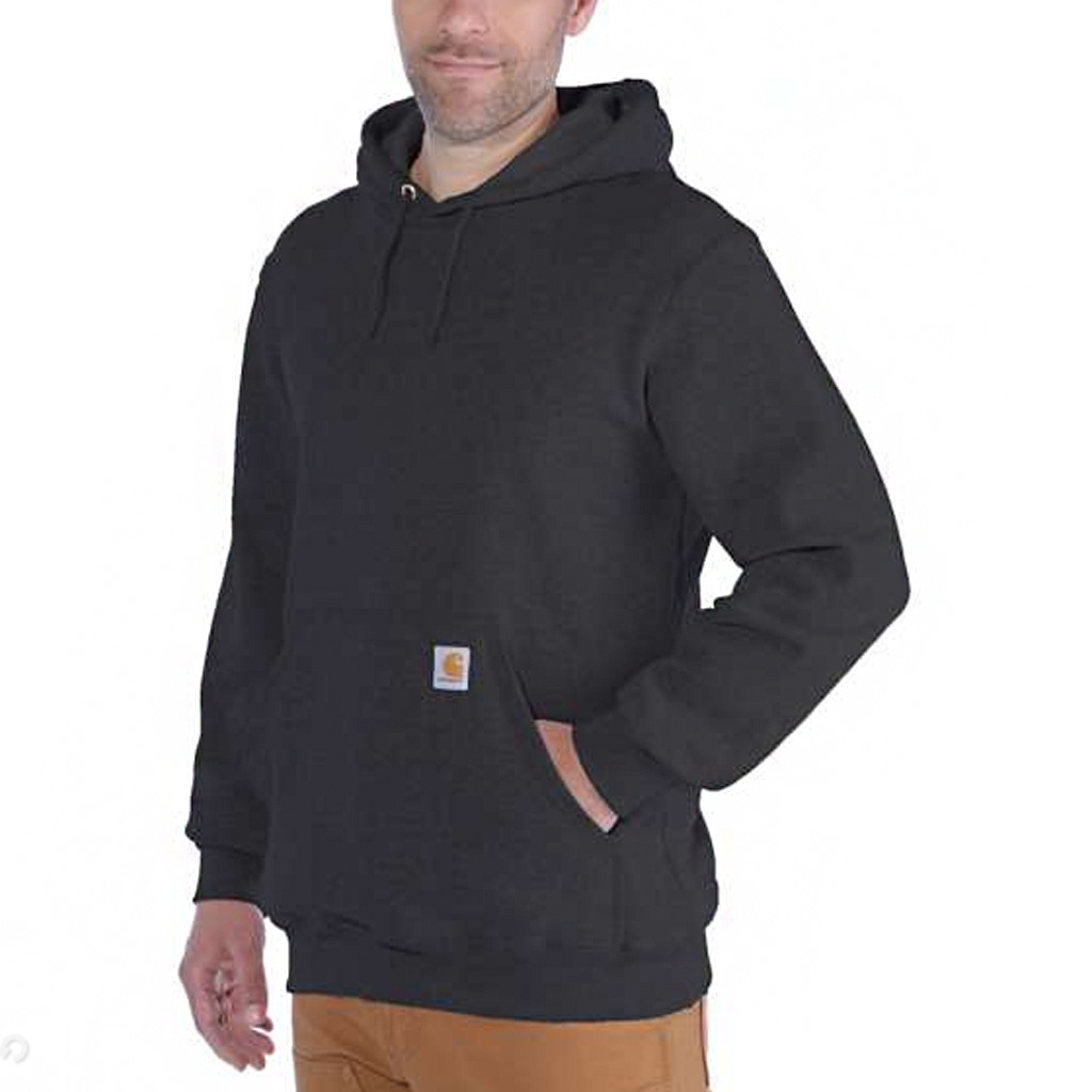 Midweight Hooded Carbon Heather Sweater Heren