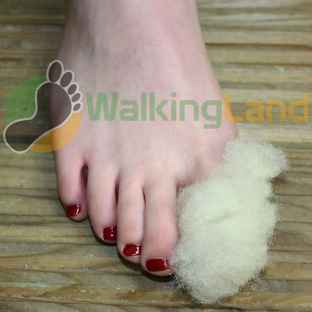 WalkingLand VoetWol - Stop Blaren 30 Gram WalkingLand VoetWol - Stop Blaren 30 Gram