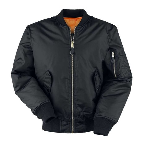 Brandit MA1 Black Jas Heren Brandit MA1 Black Jas Heren