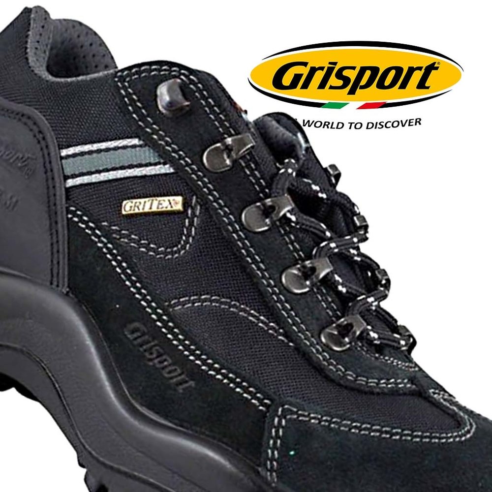 Grisport Torino Low Zwart Wandelschoenen