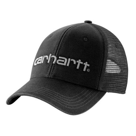 Carhartt Canvas Mesh Logo Graphic Black Cap