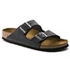 Birkenstock Arizona Habana Leer Zwart Slippers Heren Birkenstock Arizona Habana Leer Zwart Slippers Heren