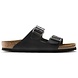 Birkenstock Arizona Habana Leer Zwart Slippers Heren Birkenstock Arizona Habana Leer Zwart Slippers Heren