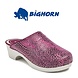 Bighorn 5030 Panter Fuchsia Medische Klompen Dames Bighorn 5030 Panter Fuchsia Medische Klompen Dames