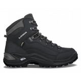 Lowa Renegade GTX Mid Wide Deep Black Wandelschoenen Heren Lowa Renegade GTX Mid Wide Deep Black Wandelschoenen Heren