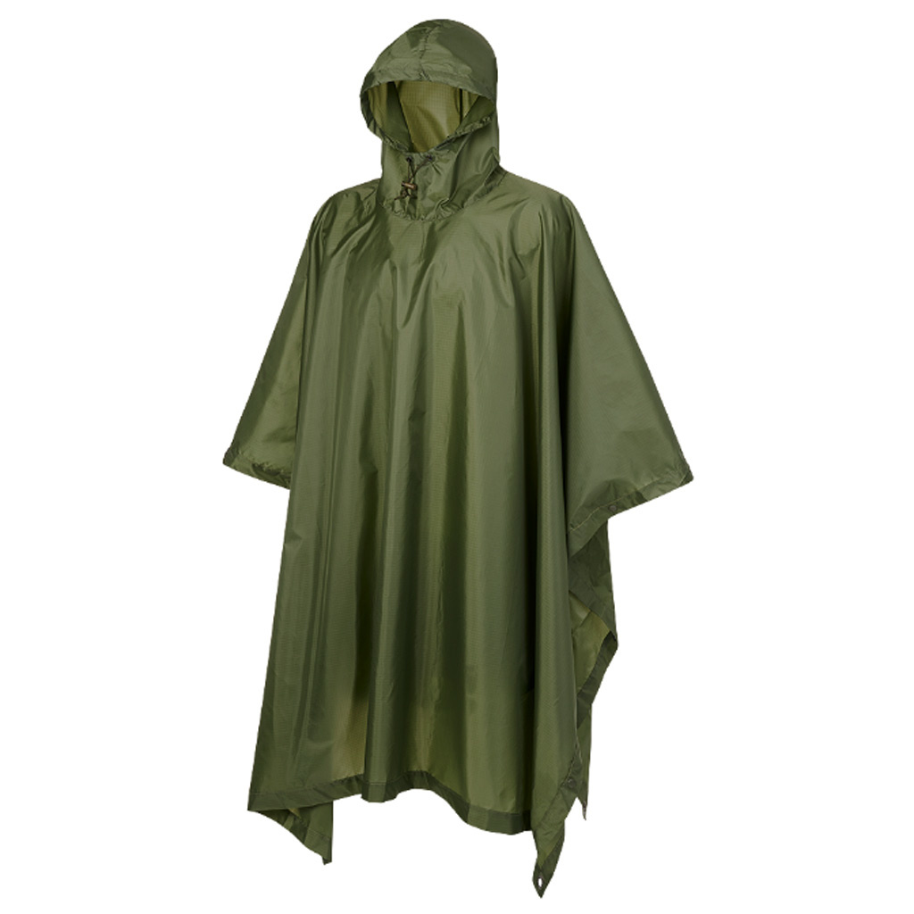 Ripstop Olive One-Size Poncho Ripstop Olive One-Size Poncho