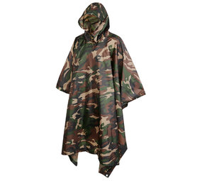 Brandit Ripstop Woodland One-Size Poncho Brandit Ripstop Woodland One-Size Poncho