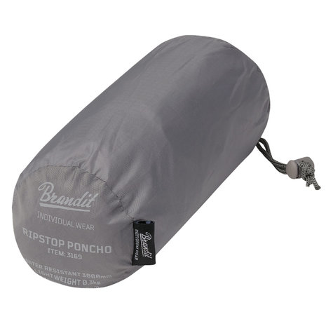 Brandit Ripstop Antraciet One-Size Poncho Brandit Ripstop Antraciet One-Size Poncho
