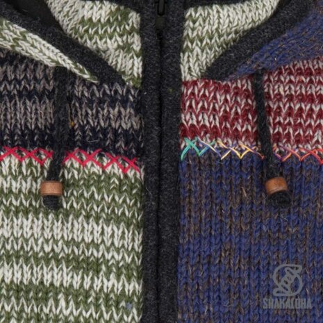 Shakaloha Patch Ziphood Fade Multi Vest Heren Shakaloha Patch Ziphood Fade Multi Vest Heren