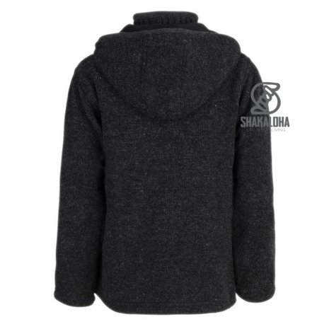 Shakaloha Crawford Ziphood Antracite Nepal Vest Dames Shakaloha Crawford Ziphood Antracite Nepal Vest Dames