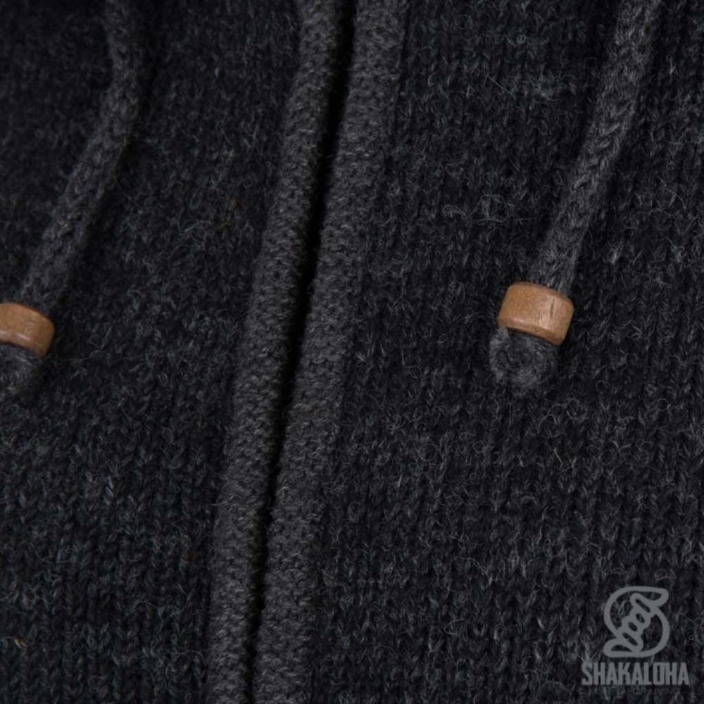 Shakaloha Crawford Ziphood Antracite Nepal Vest Dames Shakaloha Crawford Ziphood Antracite Nepal Vest Dames