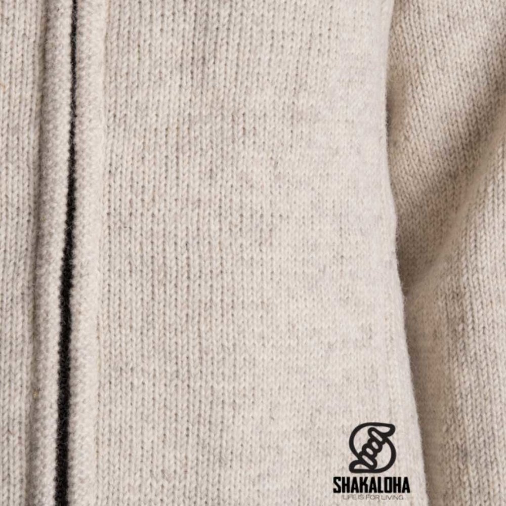 Shakaloha Crawford Ziphood Beige Nepal Vest Dames Shakaloha Crawford Ziphood Beige Nepal Vest Dames