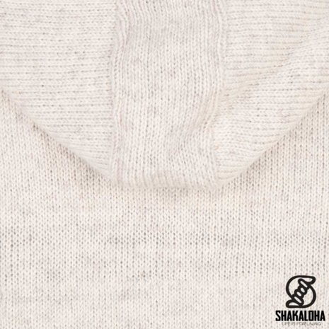 Shakaloha Crawford Ziphood Beige Nepal Vest Dames Shakaloha Crawford Ziphood Beige Nepal Vest Dames