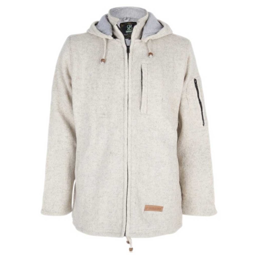 Shakaloha Splendor Ziphood Beige Vest Heren Shakaloha Splendor Ziphood Beige Vest Heren