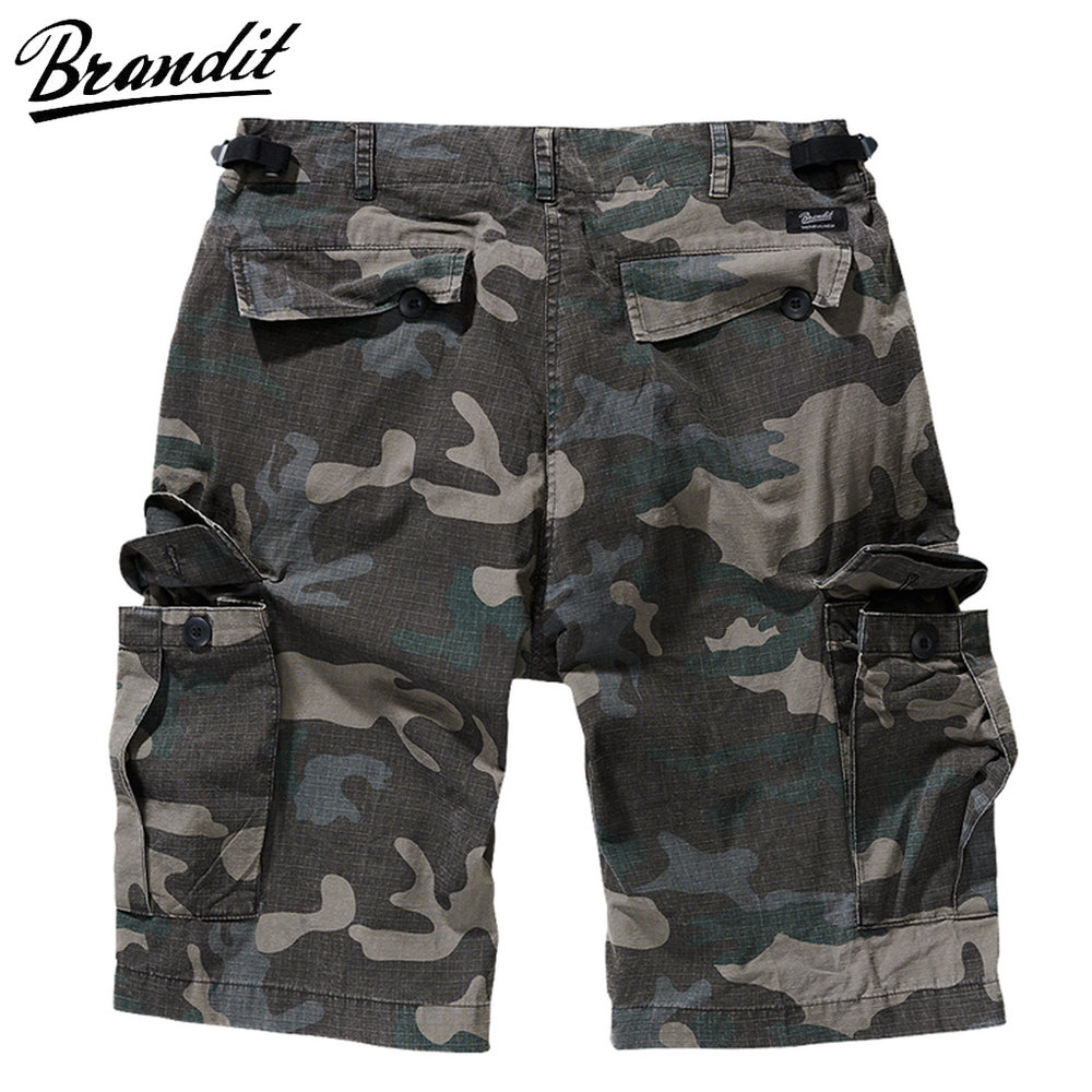 Brandit BDU Ripstop Dark Camo Shorts Heren Brandit BDU Ripstop Dark Camo Shorts Heren