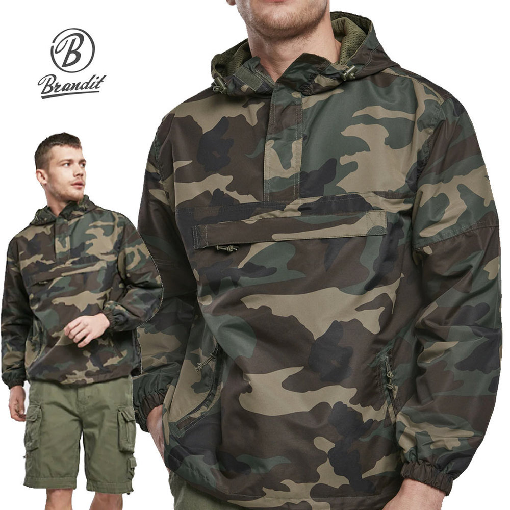 Brandit Summer Darkcamo Windbreaker Heren Brandit Summer Darkcamo Windbreaker Heren