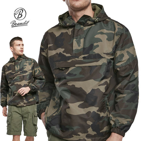 Brandit Summer Darkcamo Windbreaker Heren Brandit Summer Darkcamo Windbreaker Heren
