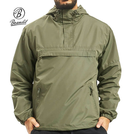 Brandit Summer Olive Windbreaker Heren Brandit Summer Olive Windbreaker Heren