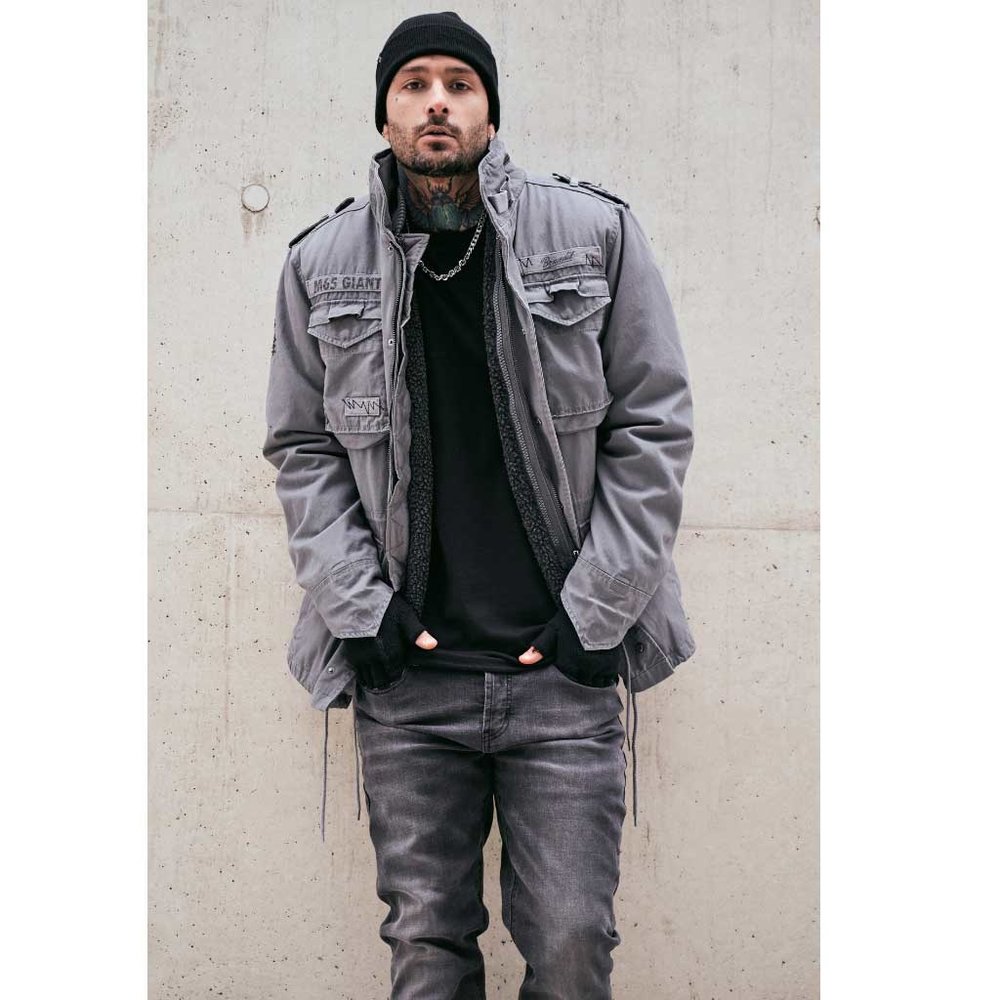 Brandit M-65 Giant Charcoal Grey Winterjas Heren
