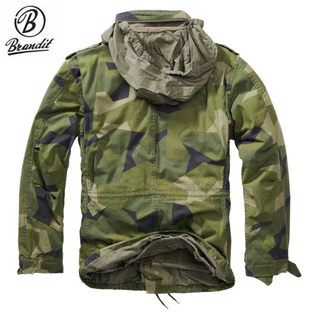 Brandit M-65 Giant Swedish Camo Winterjas Heren Brandit M-65 Giant Swedish Camo Winterjas Heren