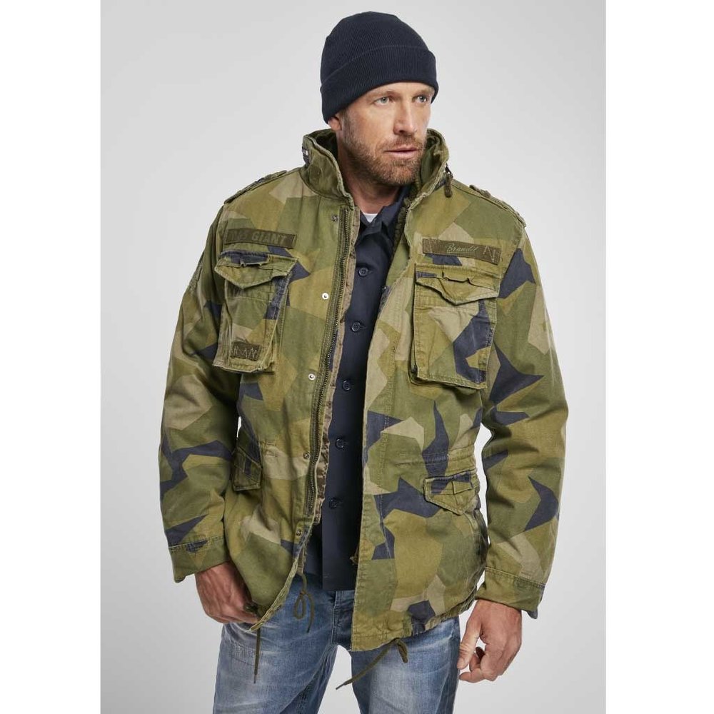 Brandit M-65 Giant Swedish Camo Winterjas Heren Brandit M-65 Giant Swedish Camo Winterjas Heren