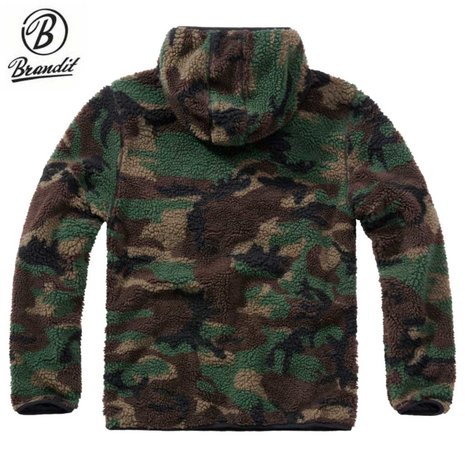 Brandit Teddyfleece Worker Woodland Pullover Heren
