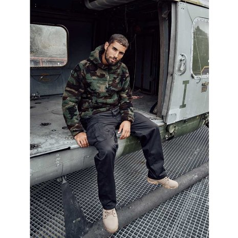 Brandit Teddyfleece Worker Woodland Pullover Heren