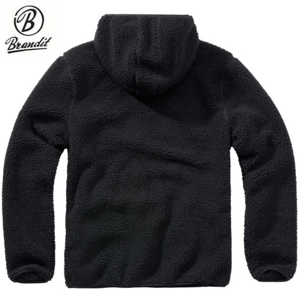 Brandit Teddyfleece Worker Black Pullover Heren