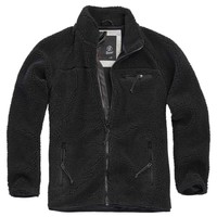 Brandit Teddyfleece Jacket Zwart Fleece Jas Heren