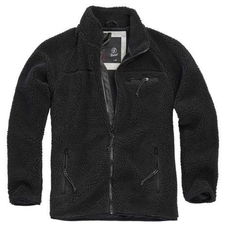 Brandit Teddyfleece Zwart Fleece Jas Heren