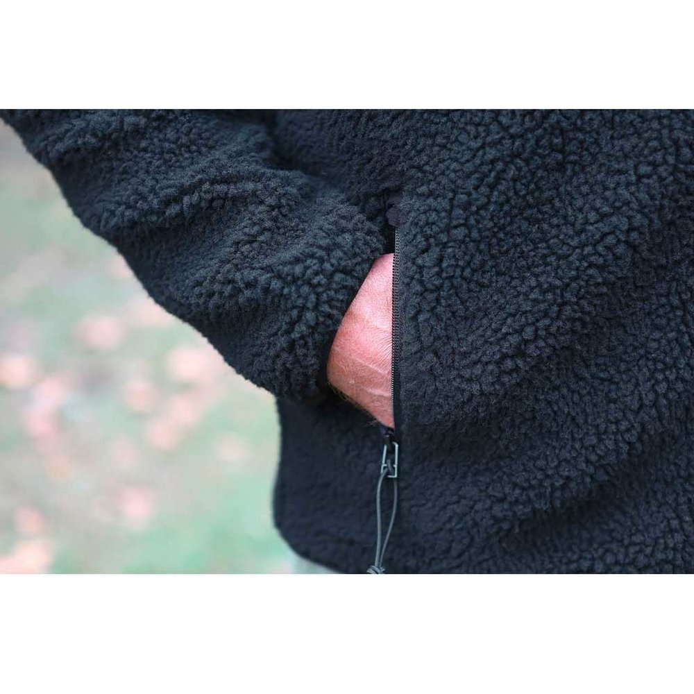 Brandit Teddyfleece Zwart Fleece Jas Heren