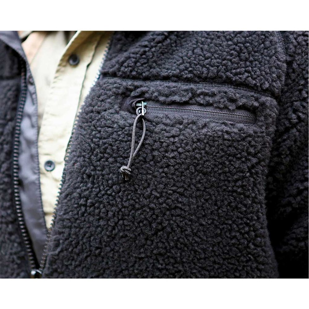 Brandit Teddyfleece Jacket Zwart Fleece Jas Heren