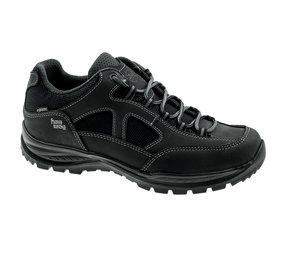 Hanwag Gritstone II Wide GTX Asphalt Black Wandelschoenen Heren Hanwag Gritstone II Wide GTX Asphalt Black Wandelschoenen Heren