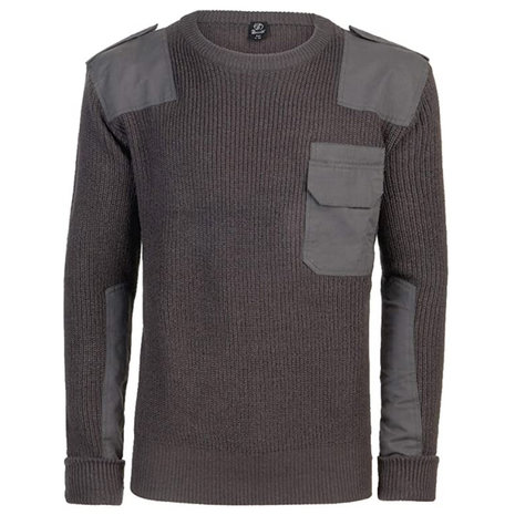 Brandit BW Pullover Antraciet Sweatshirt Heren Brandit BW Pullover Antraciet Sweatshirt Heren