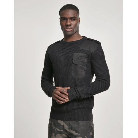 Brandit BW Pullover Antraciet Sweatshirt Heren Brandit BW Pullover Antraciet Sweatshirt Heren