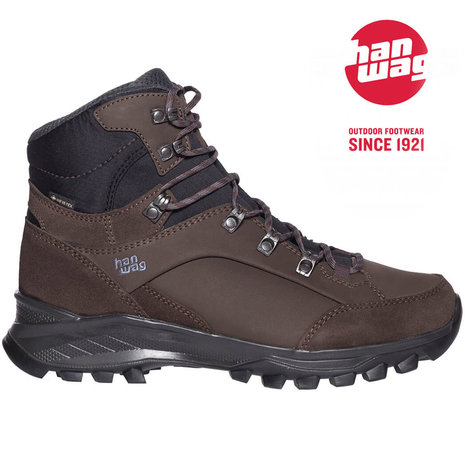 Hanwag Banks SF Extra GTX Mocca Asphalt Wandelschoenen Heren Hanwag Banks SF Extra GTX Mocca Asphalt Wandelschoenen Heren
