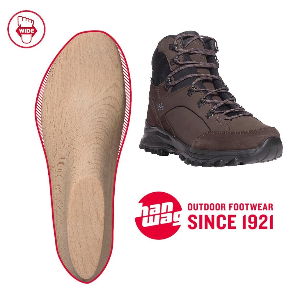 Hanwag Banks SF Extra GTX Mocca Asphalt Wandelschoenen Heren Hanwag Banks SF Extra GTX Mocca Asphalt Wandelschoenen Heren