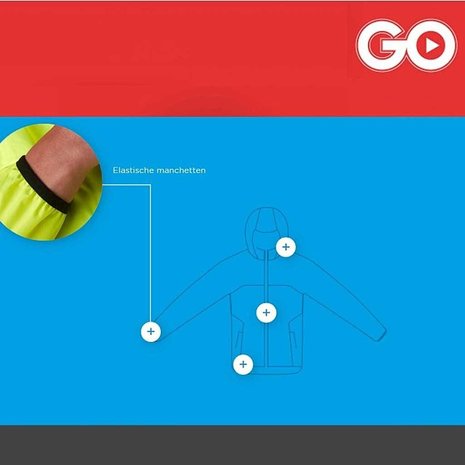 Agu Go Essential Neon Geel Regenjas Agu Go Essential Neon Geel Regenjas