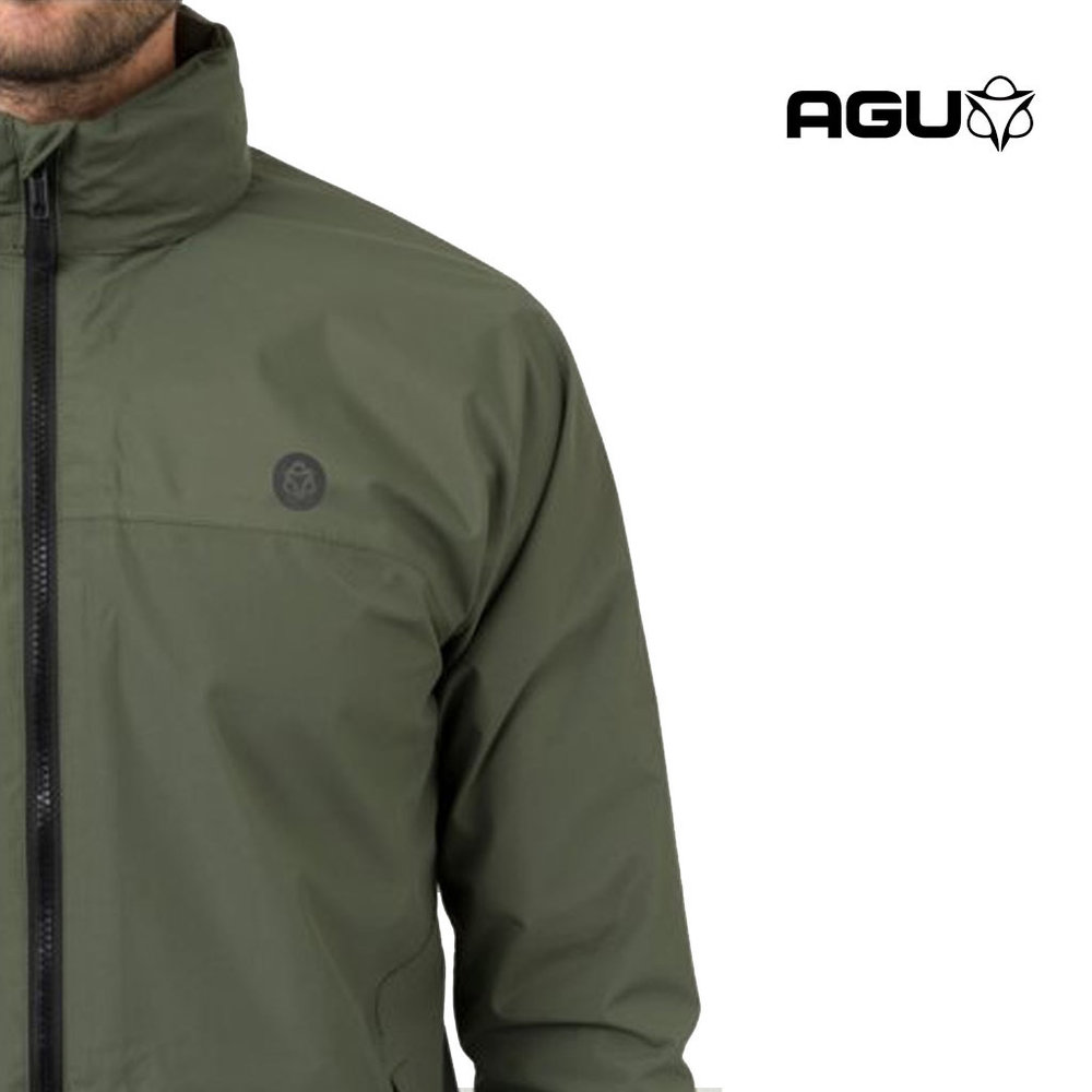 Agu Go Essential Army Green Regenjas Agu Go Essential Army Green Regenjas