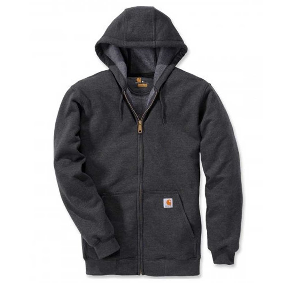 Carhartt Midweight Zip Hooded Carbon Heather Sweatshirt Heren