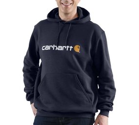 Carhartt Marquette Logo New Navy Sweatshirt Heren Carhartt Marquette Logo New Navy Sweatshirt Heren