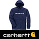 Carhartt Signature Logo Hooded New Navy Sweatshirt Carhartt Signature Logo Hooded New Navy Sweatshirt