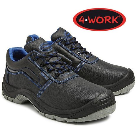 4WORK Zwart Laag S3 - 4W15 Werkschoenen 4WORK Zwart Laag S3 - 4W15 Werkschoenen