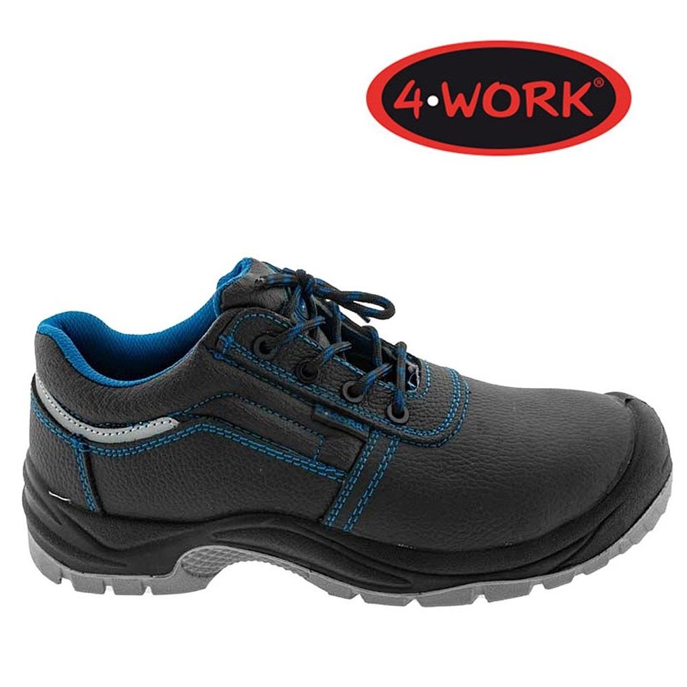 4WORK Zwart Laag S3 - 4W15 Werkschoenen 4WORK Zwart Laag S3 - 4W15 Werkschoenen