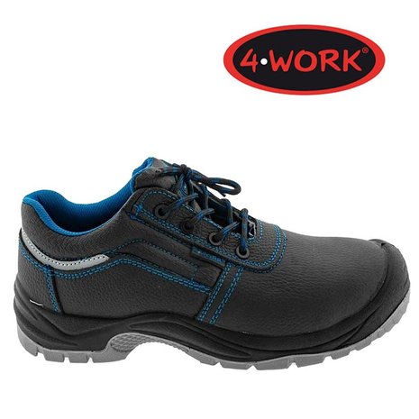4WORK Zwart Laag S3 - 4W15 Werkschoenen 4WORK Zwart Laag S3 - 4W15 Werkschoenen