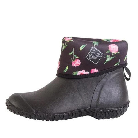 Muck Boot Muckster II Mid Black Rose Laarzen Dames Muck Boot Muckster II Mid Black Rose Laarzen Dames