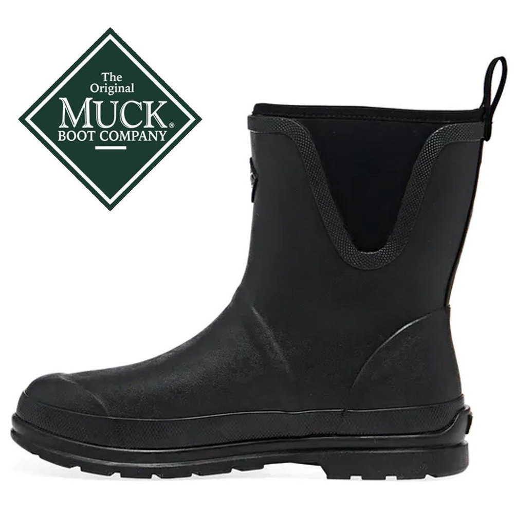Muck Boot Originals Pull On Zwart Regenlaarzen Heren
