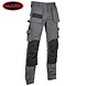 4WORK Alicante Grijs Zwart Werkbroek Heren 4WORK Alicante Grijs Zwart Werkbroek Heren