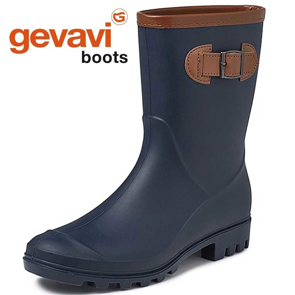 Gevavi Laura PVC Blauw Laarzen Dames Gevavi Laura PVC Blauw Laarzen Dames